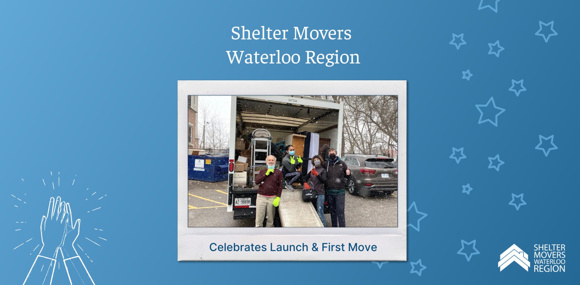 Shelter Movers Waterloo team at first move