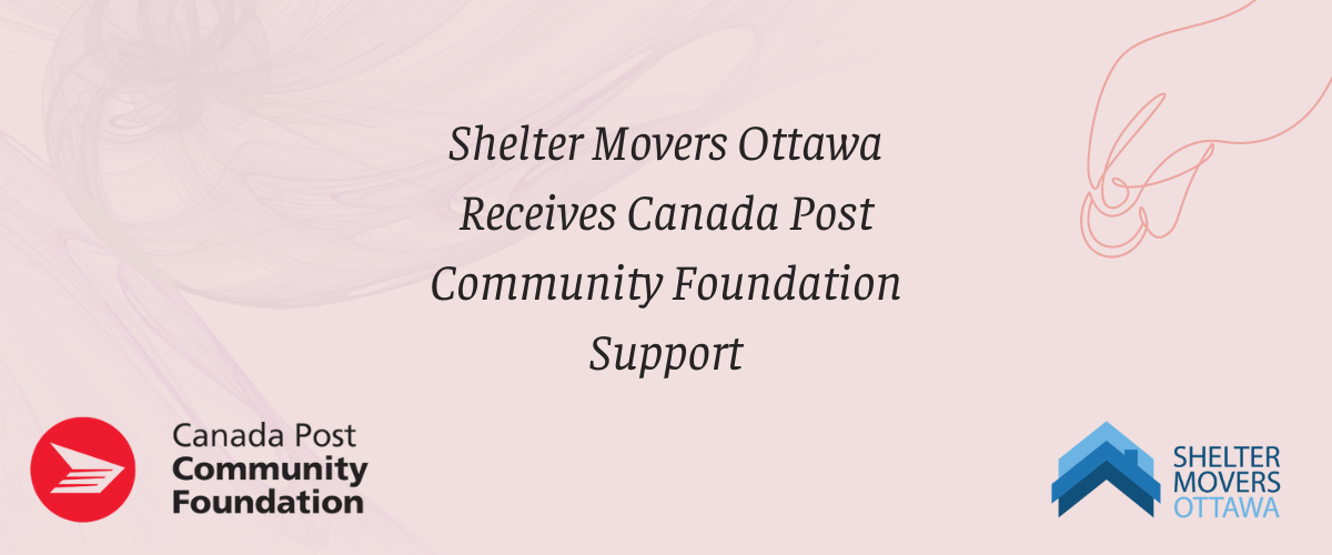 Shelter Movers Ottawa Received Canada Post Foundation Support